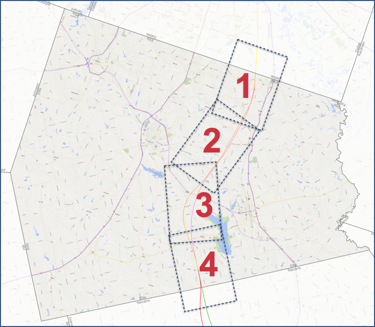 Ellis County Alignment Maps Texas Central