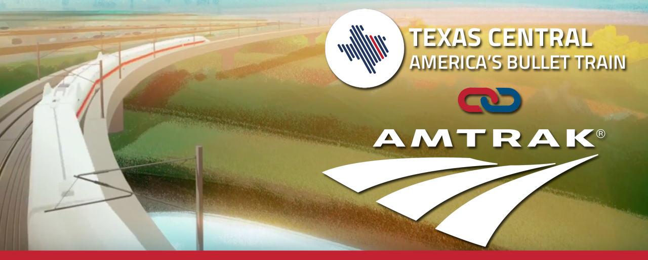 Texas Bullet Train & Amtrak Announce Sharing Agreement