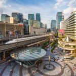 Tokyo Station Train approaches Tokyo station
